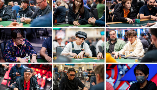 Main Event Day3終了！!22人の日本人プレイヤーがDay4に進出！【WSOP2023】